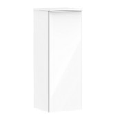 Полупенал подвесной Hansgrohe Xelu Q 40х35 см петли слева МДФ/ДСП глянцевый белый ручка матовый белый 54127700