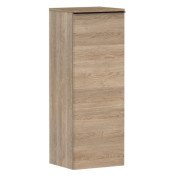 Напівпенал для ванної Hansgrohe Xelu Q 40х35 см петлі зліва МДФ/ДСП натуральний дуб ручка матова чорна 54129670