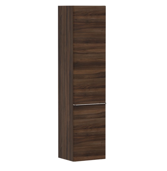 Пенал подвесной Hansgrohe Xelu Q 40х35 см петли слева МДФ темный орех ручка хром 54138000