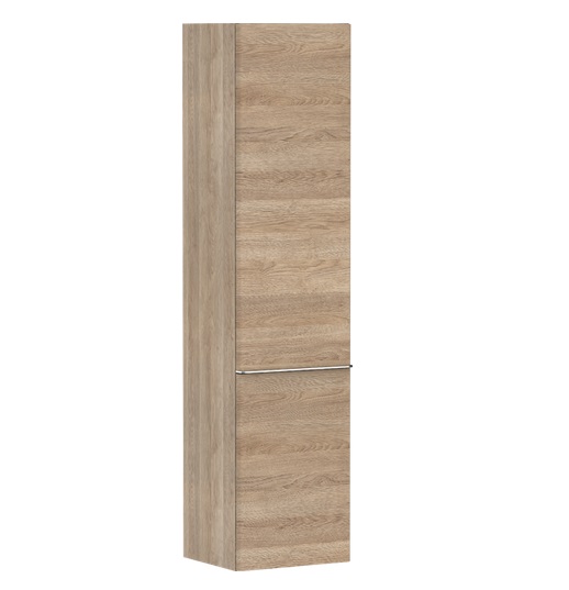 Пенал навісний Hansgrohe Xelu Q 40х35 см петлі праворуч МДФ натуральний дуб ручка хром 54141000