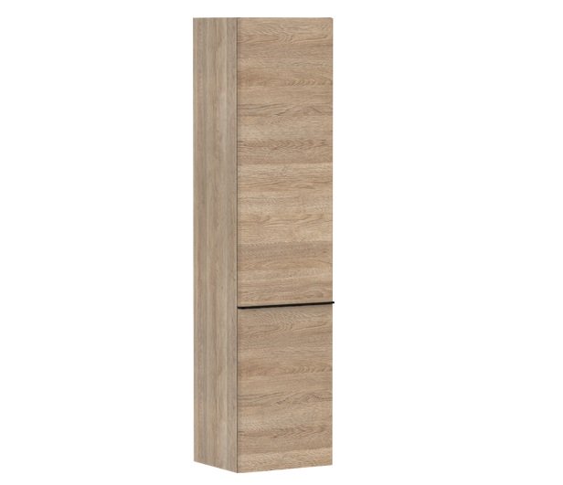 Пенал підвісний Hansgrohe Xelu Q 40х35 см петлі зліва МДФ натуральний дуб ручка матовий чорний 54137670