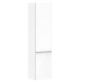 Пенал подвесной Hansgrohe Xelu Q 40х35 см петли справа МДФ глянцевый белый ручка хром 54139000