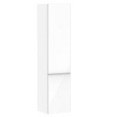 Пенал подвесной Hansgrohe Xelu Q 40х35 см петли справа МДФ глянцевый белый ручка матовый белый 54139700