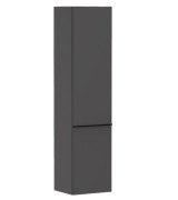 Пенал подвесной Hansgrohe Xelu Q 40х35 см петли справа МДФ матовый серый ручка матовый черный 54140670