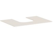 Столешница под раковину Hansgrohe Xevolos E 78х55 с вырезом по центру МДФ песочный матовый бежевый 54208780