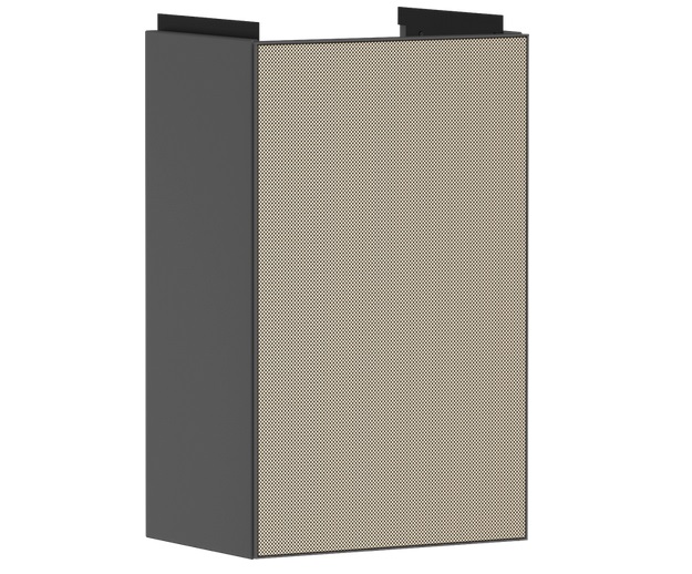 Тумба під раковину Hansgrohe Xevolos E 34х25 см петлі зліва сланцево-сірий матовий/візерувата бронза 54168390