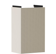 Тумба под раковину Hansgrohe Xevolos E 34х25 см петли справа песочно-бежевый матовый/узорчатая бронза 54170390