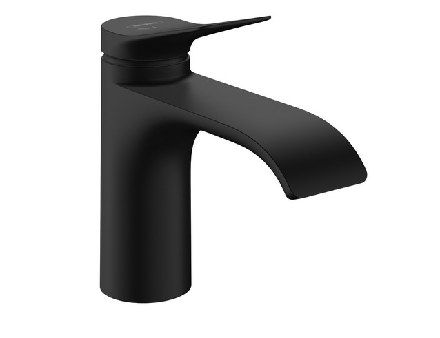 Змішувач для раковини Hansgrohe Vivenis CoolStart із донним клапаном матовий чорний 75014670