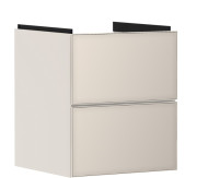 Тумба под раковину подвесная Hansgrohe Xevolos E 48х47,5 см песочно-бежевый матовый/песочно-бежевый 54173790