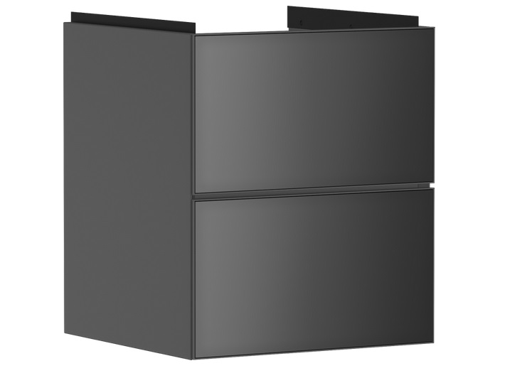 Тумба під раковину підвісна Hansgrohe Xevolos E 48х47,5 см матовий/сланцево-сірий 54174770