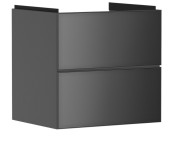Тумба под раковину подвесная Hansgrohe Xevolos E 58х47,5 см сланцево-серый матовый/сланцево-серый 54177770