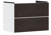 Тумба под раковину подвесная Hansgrohe Xevolos E 78х47,5 см матовый белый/темный дуб 54178730