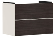 Тумба под раковину подвесная Hansgrohe Xevolos E 78х47,5 см песочно-бежевый матовый/темный дуб 54179730