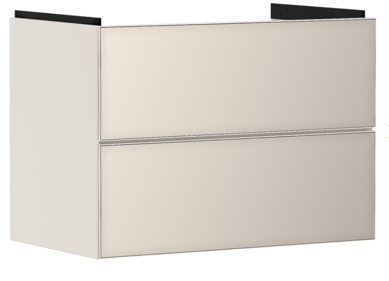 Тумба под раковину подвесная Hansgrohe Xevolos E 78х47,5 см песочно-бежевый матовый/песочно-бежевый 54179790