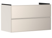 Тумба под раковину подвесная Hansgrohe Xevolos E 98х47,5 см песочно-бежевый матовый/песочно-бежевый 54182790