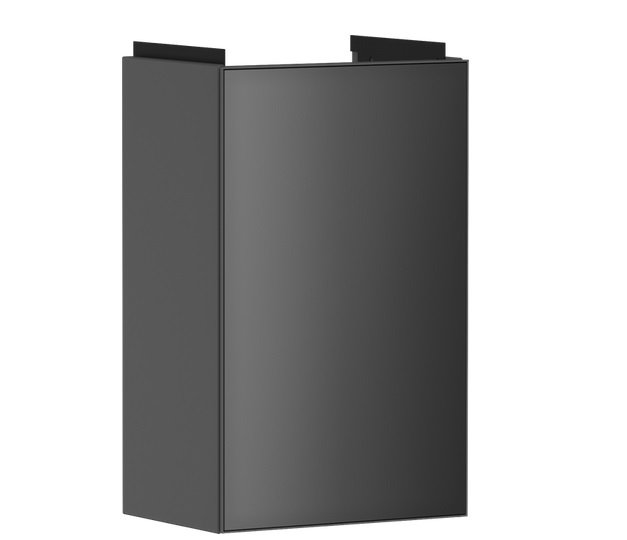 Тумба под раковину Hansgrohe Xevolos E 34х25 см петли слева сланцево-серый матовый/сланцево-серый 54168770