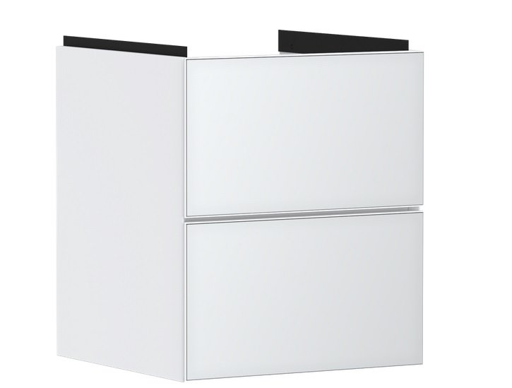 Тумба під раковину підвісна Hansgrohe Xevolos E 48х47,5 см матовий білий/білий 54172320