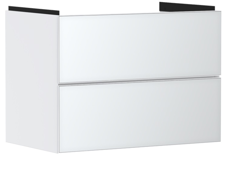 Тумба под раковину подвесная Hansgrohe Xevolos E 78х47,5 см матовый белый/белый 54178320