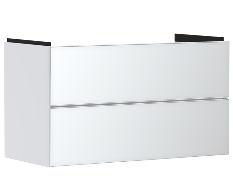 Тумба под раковину подвесная Hansgrohe Xevolos E 98х47,5 см матовый белый/белый 54181320