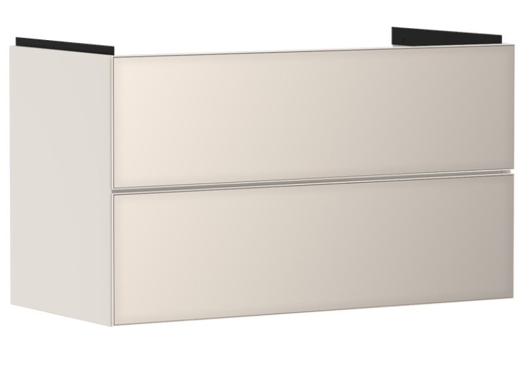 Тумба под раковину подвесная Hansgrohe Xevolos E 98х47,5 см песочно-бежевый матовый/песочно-бежевый 54182790