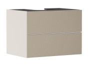 Тумба под раковину подвесная Hansgrohe Xevolos E 78х55,5 см песочно-бежевый матовый/узорчатая бронза 54188390