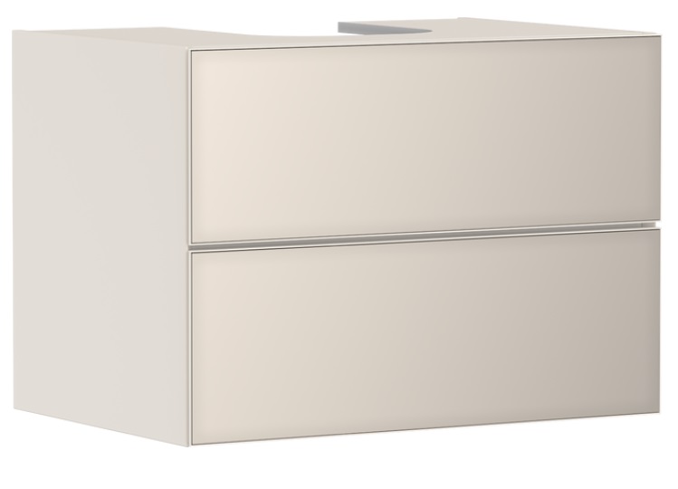 Тумба под раковину подвесная Hansgrohe Xevolos E 78х55,5 см песочно-бежевый матовый/песочно-бежевый 54188790