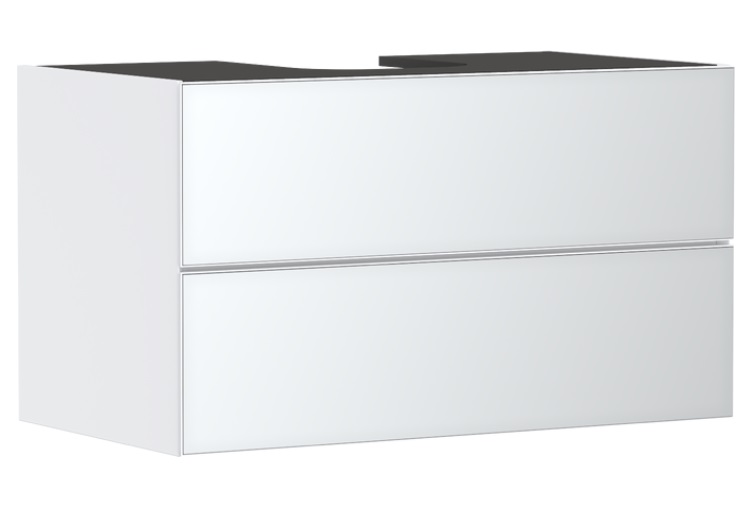 Тумба під раковину підвісна Hansgrohe Xevolos E 98х55, 5 см матовий білий/білий 54190320