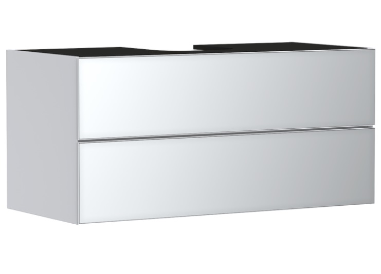 Тумба под раковину подвесная Hansgrohe Xevolos E 118х55,5 см матовый белый/белый 54193320