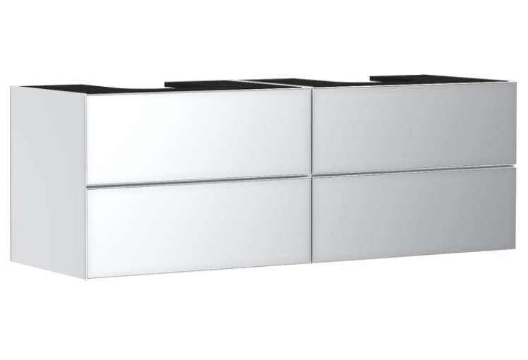 Тумба під раковину підвісна Hansgrohe Xevolos E 157х55,5 см матовий білий/білий 54199320