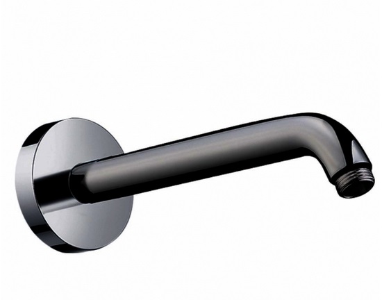 Тримач верхнього душу Hansgrohe 230 мм шліфований чорний хром 27412340