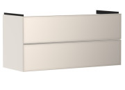 Тумба под раковину подвесная Hansgrohe Xevolos E 118х47,5 см песочно-бежевый матовый/песочно-бежевый 54185790