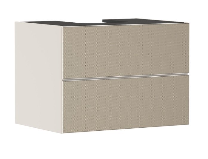 Тумба під раковину підвісна Hansgrohe Xevolos E 78х55,5 см пісочно-бежевий матовий/візерункова бронза 54188390