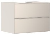 Тумба под раковину подвесная Hansgrohe Xevolos E 78х55,5 см песочно-бежевый матовый/песочно-бежевый 54188790
