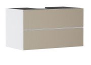 Тумба під раковину підвісна Hansgrohe Xevolos E 98х55,5 см матовий білий/візерункова бронза 54190390