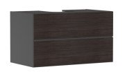 Тумба під раковину підвісна Hansgrohe Xevolos E 98х55,5 см сланцево-сірий матовий/темний дуб 54192730