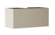 Тумба під раковину підвісна Hansgrohe Xevolos E 118х55,5 см пісочно-бежевий матовий/візерувата бронза 54194390