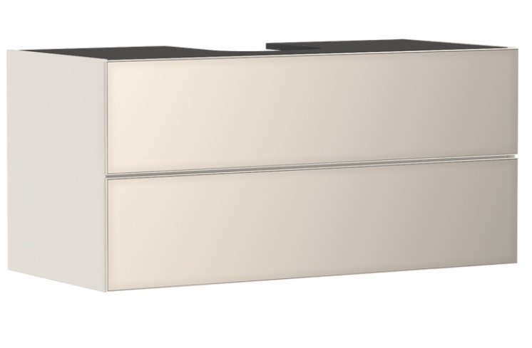 Тумба під раковину підвісна Hansgrohe Xevolos E 118х55,5 см пісочно-бежевий матовий/пісочно-бежевий 54194790