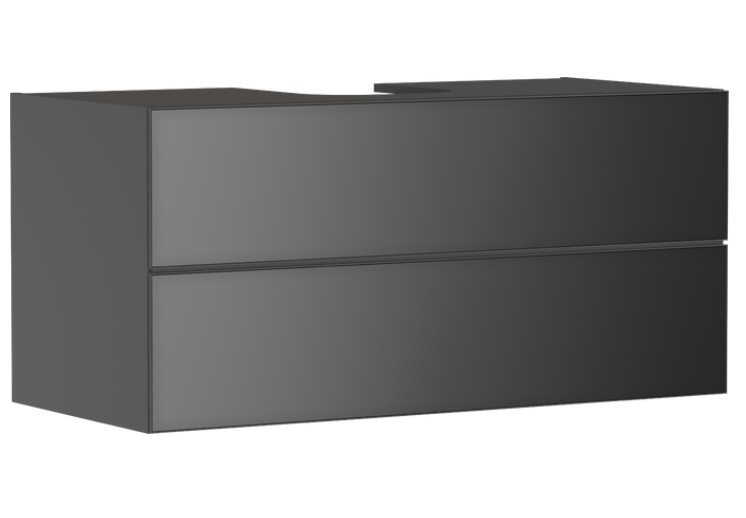 Тумба под раковину подвесная Hansgrohe Xevolos E 118х55,5 см сланцево-серый матовый/сланцево-серый 54195770