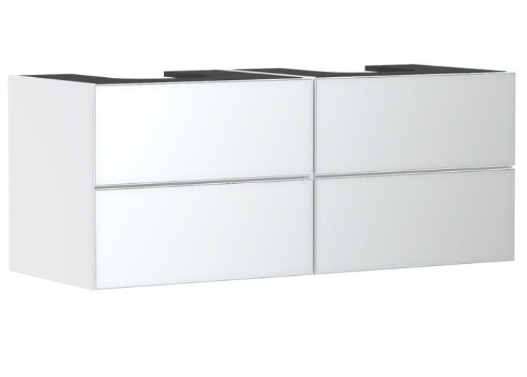 Тумба під раковину підвісна Hansgrohe Xevolos E 137х55, 5 см матовий білий/білий 54196320