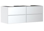 Тумба под раковину подвесная Hansgrohe Xevolos E 137х55,5 см матовый белый/белый 54196320