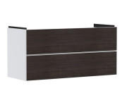 Тумба під раковину підвісна Hansgrohe Xevolos E 118х47,5 см матовий білий/темний дуб 54184730