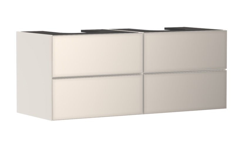 Тумба під раковину підвісна Hansgrohe Xevolos E 137х55,5 см пісочно-бежевий матовий/пісочно-бежевий 54197790