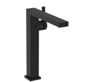 Смеситель для раковины Hansgrohe Tecturis E CoolStart с донным клапаном черный матовый 73073670