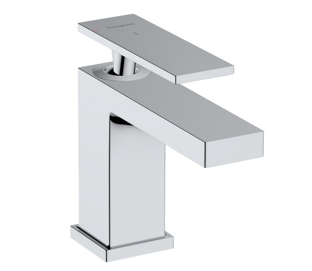 Змішувач для раковини Hansgrohe Tecturis E CoolStart із донним клапаном хром 73004000