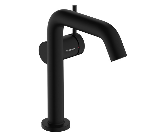 Смеситель для раковины Hansgrohe Tecturis S CoolStart с донным клапаном черный матовый 73342670