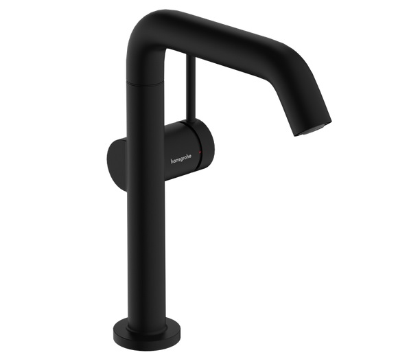 Змішувач для раковини Hansgrohe Tecturis S CoolStart із донним клапаном чорний матовий 73364670