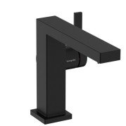 Змішувач для раковини Hansgrohe Tecturis E CoolStart із донним клапаном чорний матовий 73024670