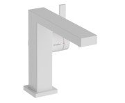 Змішувач для раковини Hansgrohe Tecturis E CoolStart із донним клапаном білий матовий 73024700