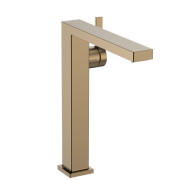 Змішувач для раковини Hansgrohe Tecturis E CoolStart із донним клапаном бронза 73073140