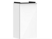 Тумба под раковину подвесная Hansgrohe Xelu Q 34х26,5 см петли слева МДФ глянцевый белый ручка хром 54011000